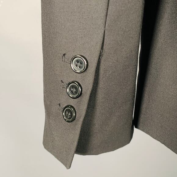 HELIOT EMIL Size XL Black Polyester Blend Open Back Sport Coat - Picture 6 of 9